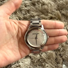 Michael Kors Kinley Silver Gem Pave Watch