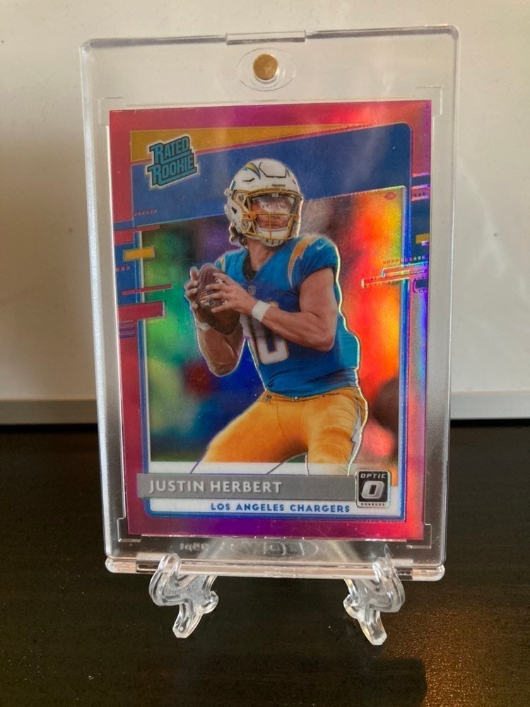 Justin Herbert Pink Optic Rookie