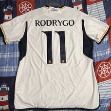 Rodrygo #11 Mens EXTRA LARGE Adidas Real Madrid Authentic Home Jersey Ucl Patch