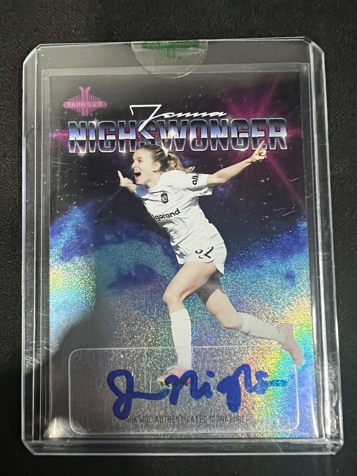 2023 Parkside NWSL Retro Signature Series /89 Jenna Nighswonger Rookie Auto RC