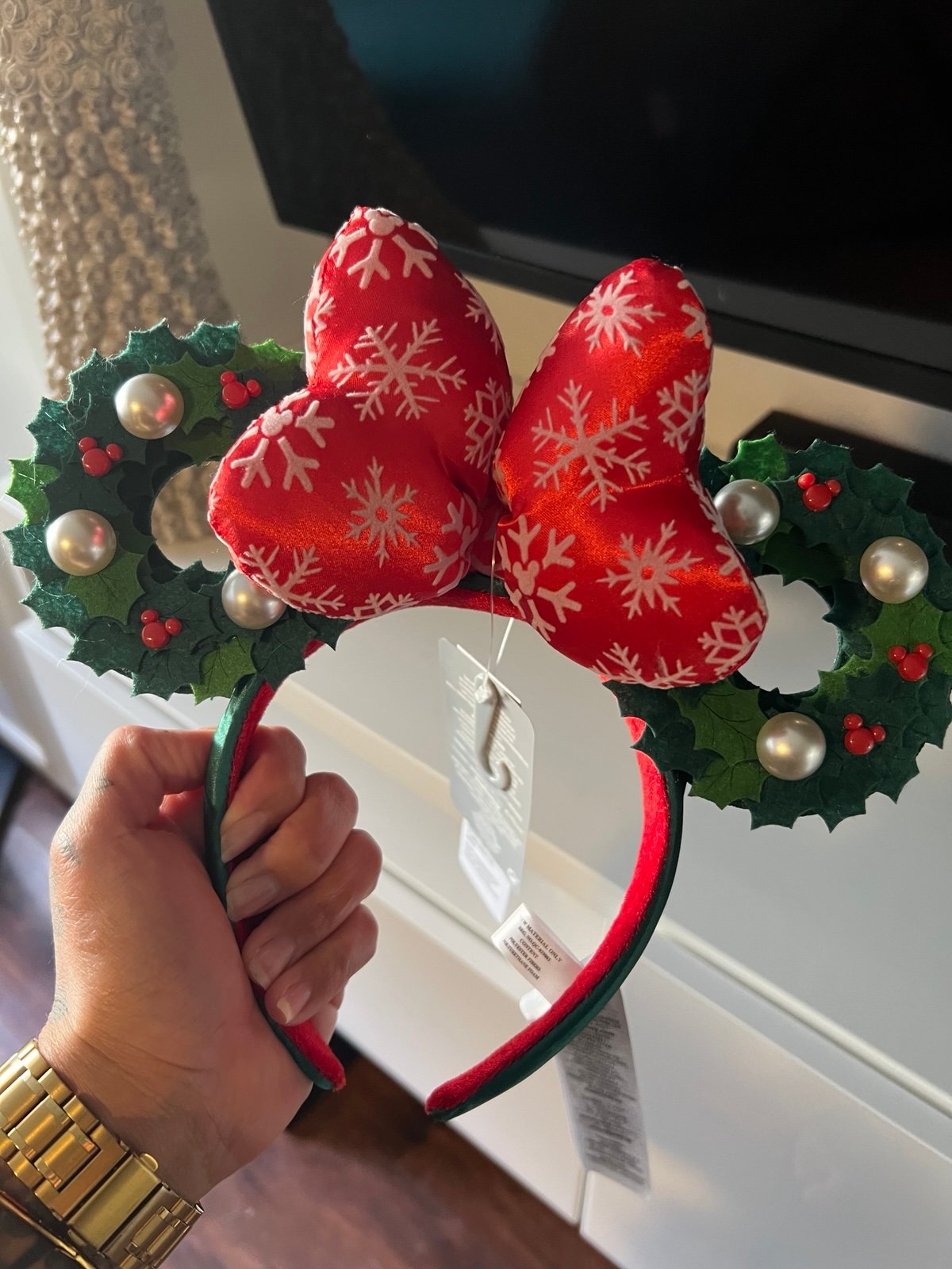 Disney christmas wreath mini Ears
