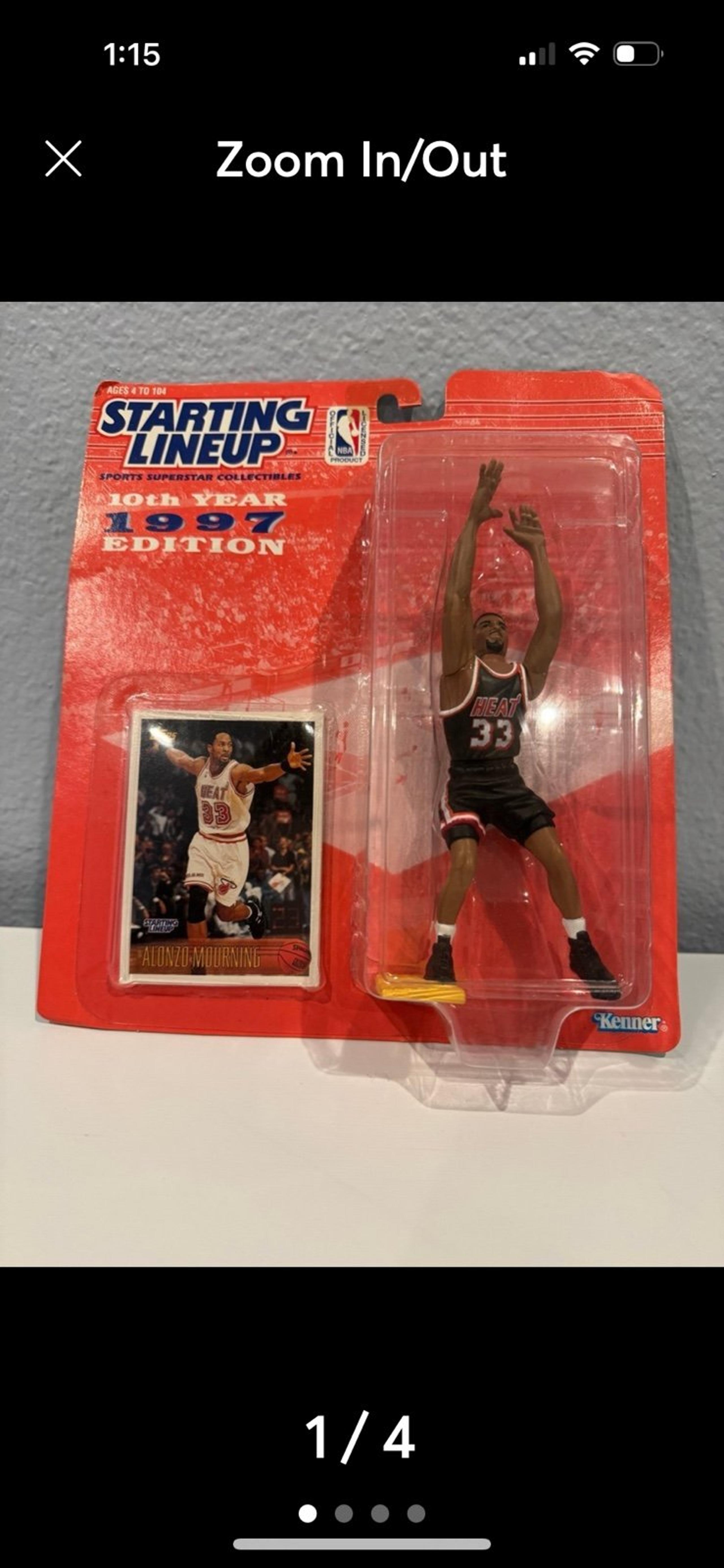 NEW Alonzo Mourning Starting Lineup