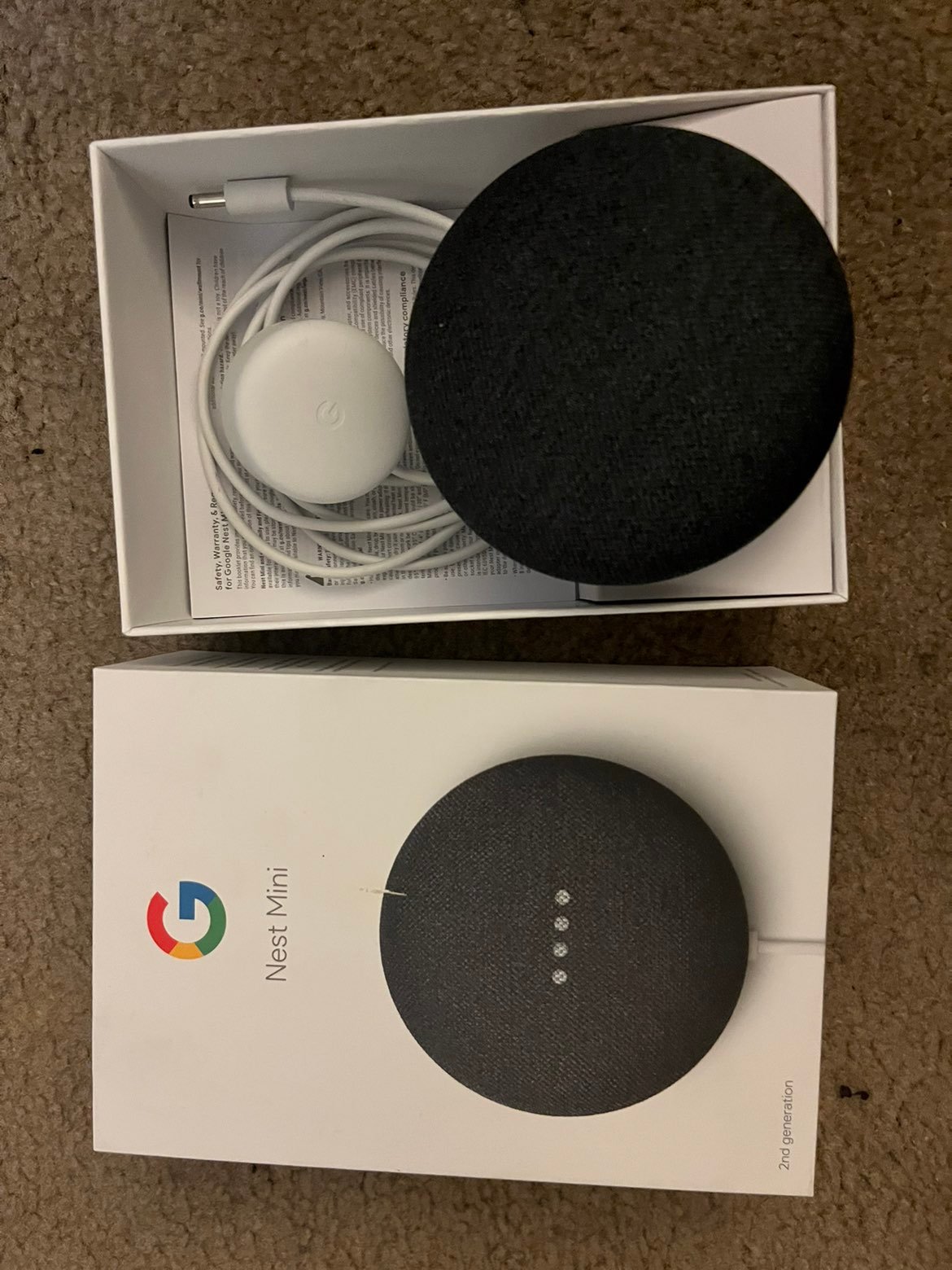 Google Home Mini Nest 2nd Gen