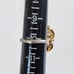 Vintage Estate Chunky Gold Robin's Egg Cabochon Costume Couture Cocktail Ring