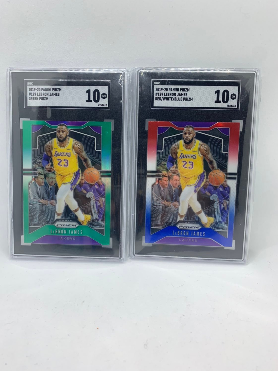 Lebron James Panini prizm 10