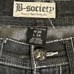 Vintage 'B-society' studded baggy jeans