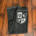 Vintage 'B-society' studded baggy jeans