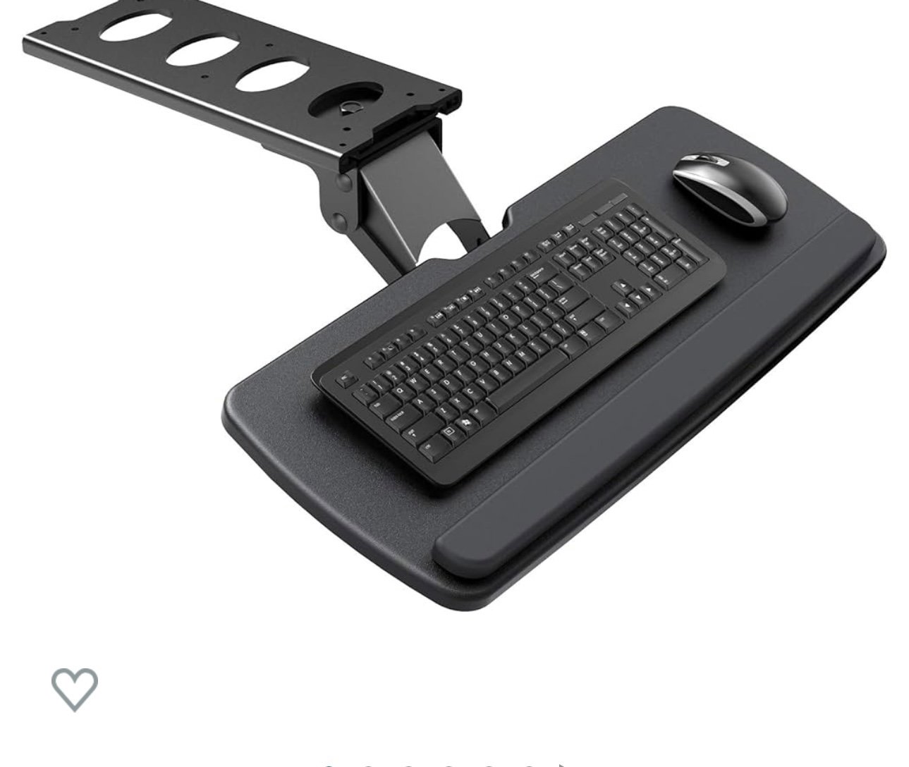360• Swiveling Adjustable Ergonomic Keyboard/Mouse tray ***ASSEMBLY REQUIRED***