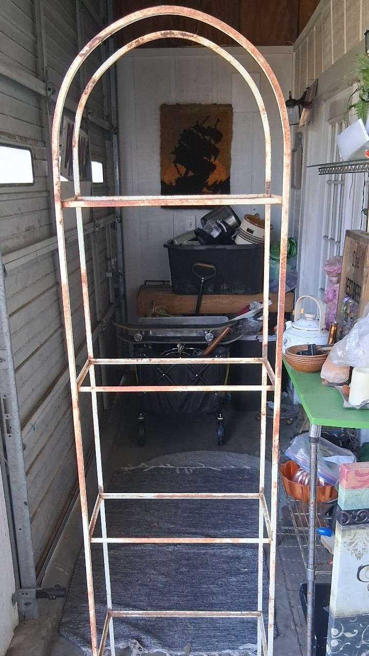 Vintage Metal Industrial Style Shelf