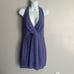 Oh Polly Saskia Lavender Beaded Mini Halter Dress Medium 8