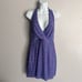 Oh Polly Saskia Lavender Beaded Mini Halter Dress Medium 8