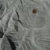 Carhartt Men Dungaree Grey Pants, Size 38x30, Brown Carpenter Fit Workwear