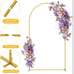 Wedding Arch Backdrop Stand Set of 3 (7.3FT, 6FT, 6FT) Gold Balloon Arch Stand,