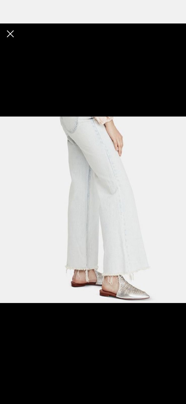 Free people light flare jeans