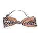 New NWT J. Crew Leopard Animal Knot Bandeau Bikini Swim Bathing Suit Top Size 3X
