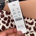 New NWT J. Crew Leopard Animal Knot Bandeau Bikini Swim Bathing Suit Top Size 3X