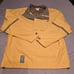 Vintage Disney Store Mickey Mouse Crew 28 1/4 Zip Pullover Yellow Sz M EUC