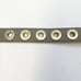 VTG Michael Michael Kors Womens Belt Sz Med Gray Leather Gold Hardwear Y2K