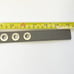 VTG Michael Michael Kors Womens Belt Sz Med Gray Leather Gold Hardwear Y2K