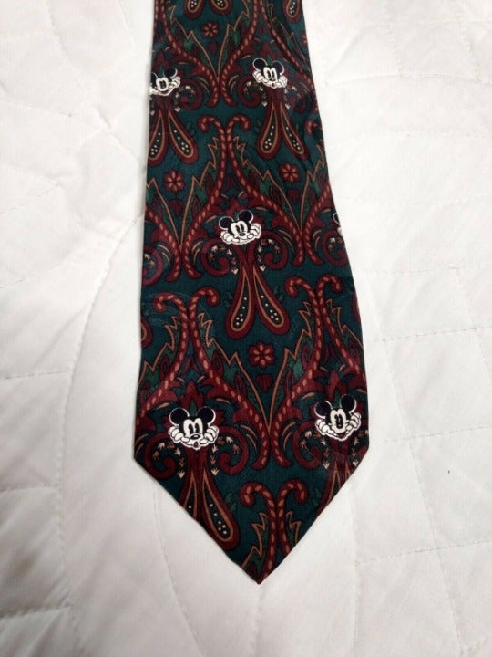 Disney Mickey Mouse 100% Silk Neck Tie