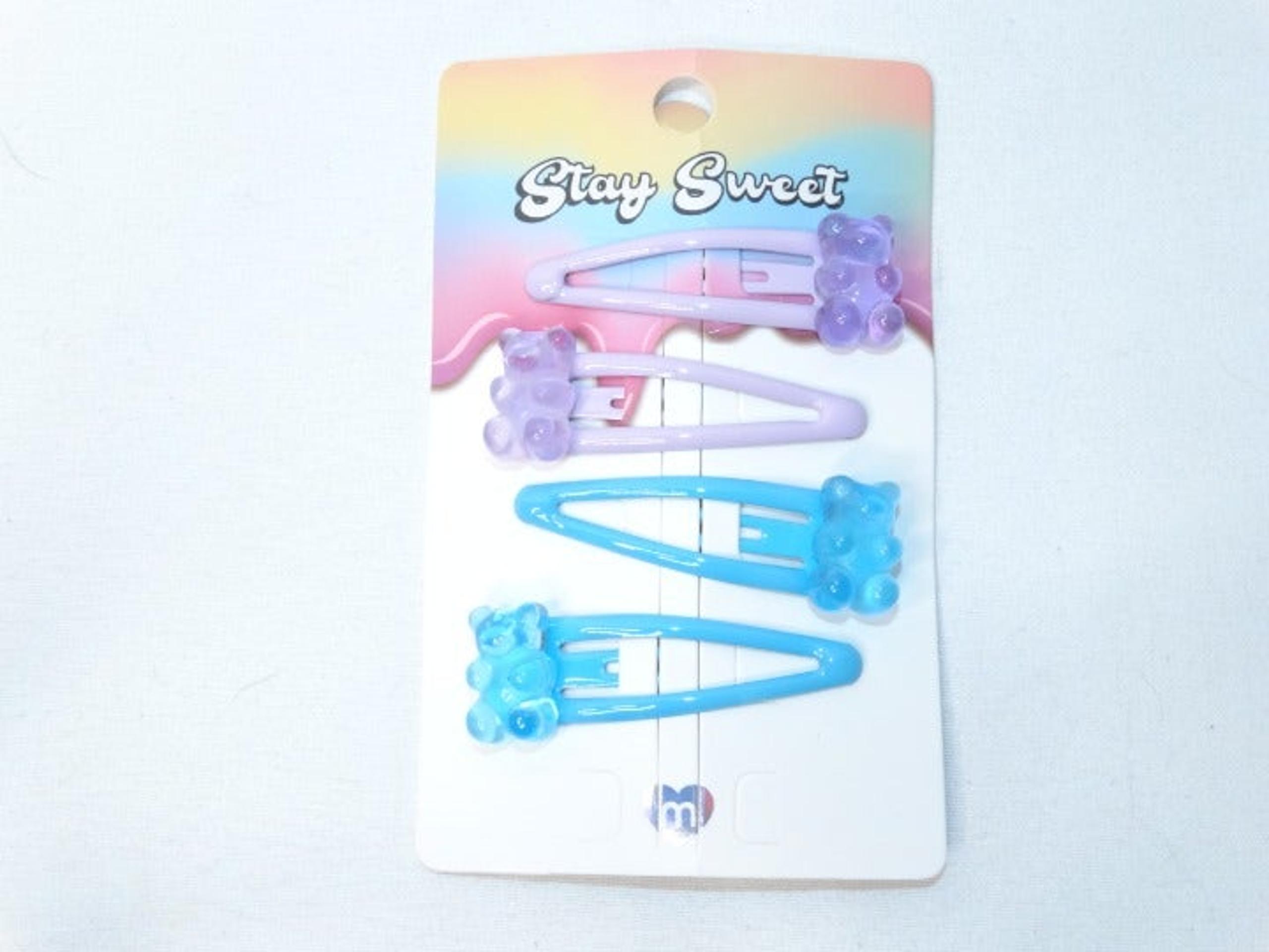 Stay Sweet Gummy Bear 2 Hair Clips