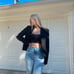 Pin stripe blazer