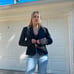 Pin stripe blazer