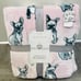 Pink Queen Frenchie blanket
