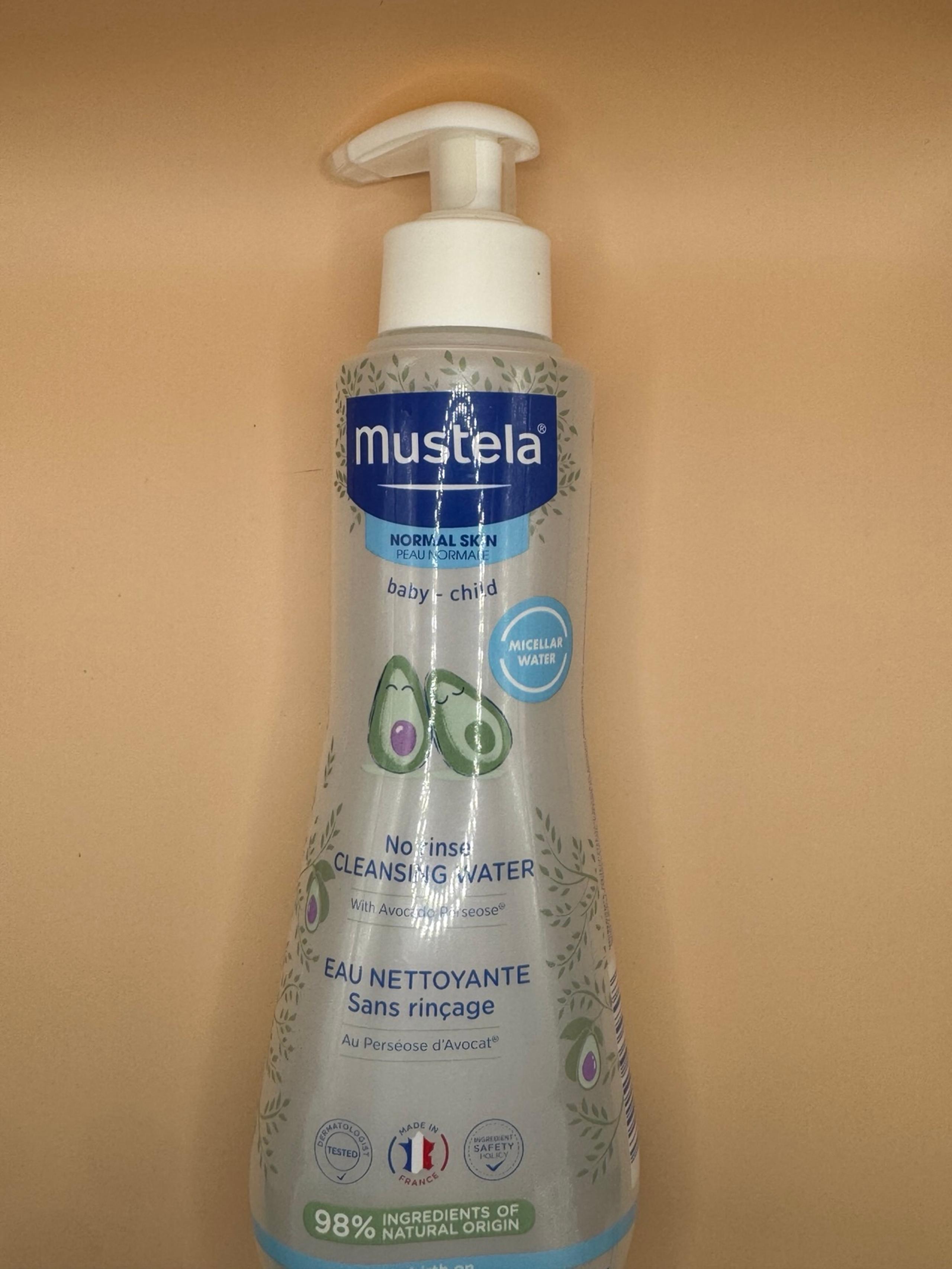 Mustela no rinse cleansing water