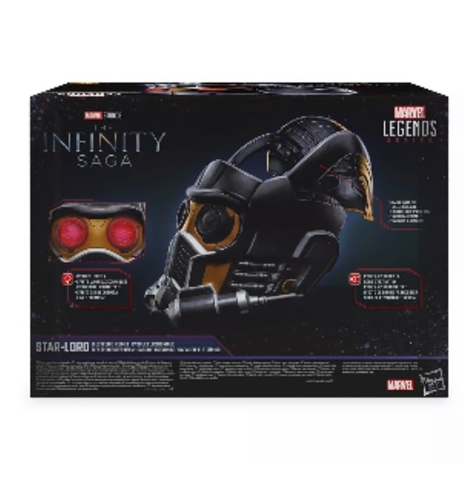 Hasbro Marvel Legends Infinity Saga Guardians Star-Lord Electronic Helmet