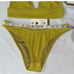 Billabong Summer High Remi Plunge Top-Tart Lime & High Hike Bikini Bottom Sz M