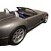 Autoart Ford Shelby Cobra Concept Silver Car Diecast Model Car 1/18 Scale
