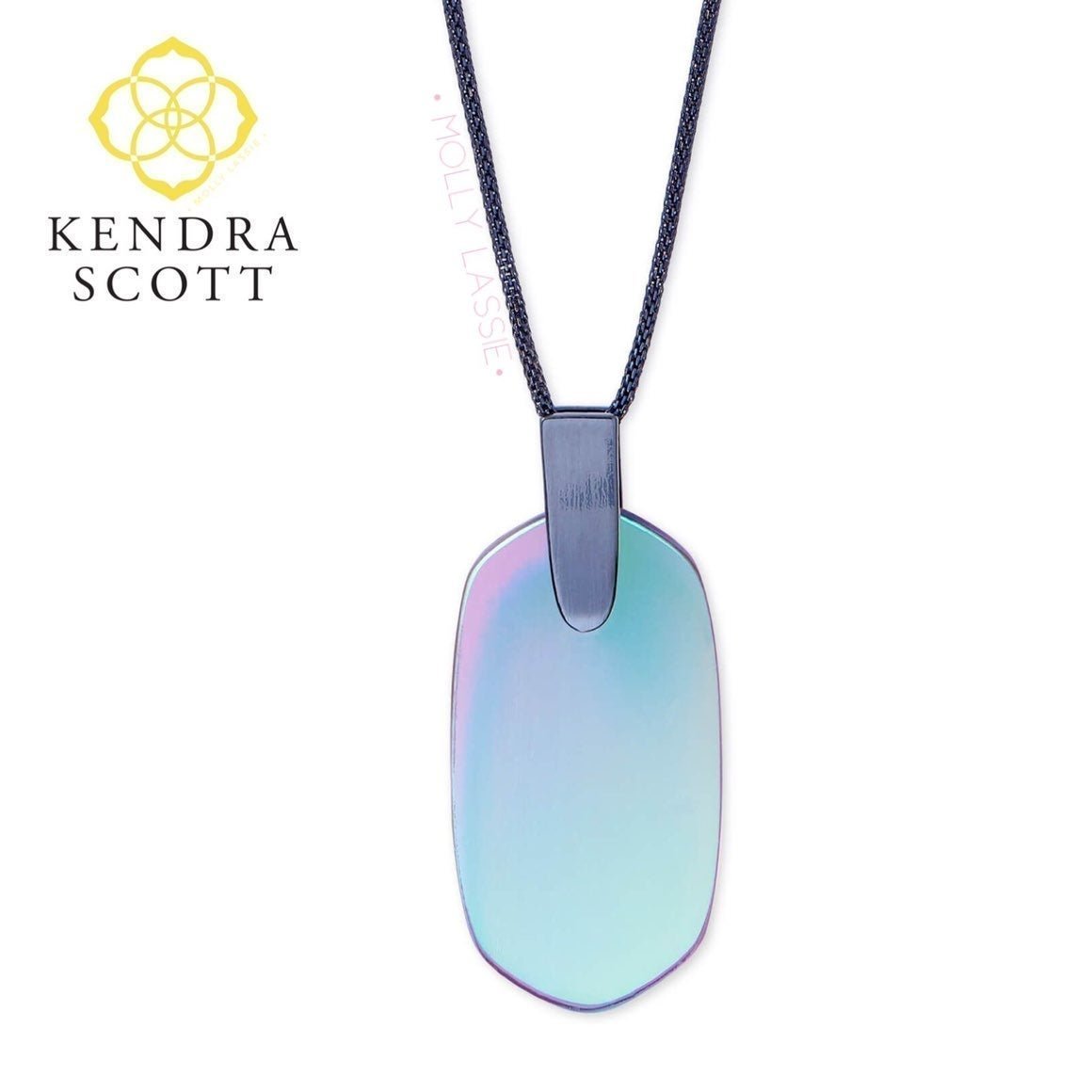 KENDRA SCOTT DICHROIC INEZ NECKLACE