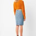 NEW French Connection Denim Pencil Skirt