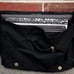 Moth Moon and Rock - Messenger Bag Women/Men - Black Canvas Messenger Bag - Wome