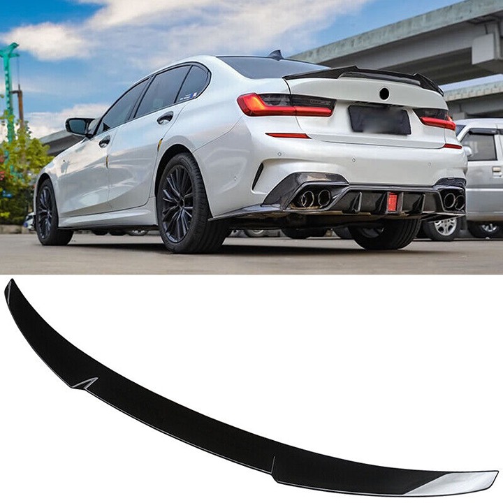 2020+ For BMW 3 Series G20 Rear Spoiler PG M4 Style Gloss Black Brand New