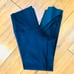 LuluLemon Lulu Lemon navy blue leggings pants size 6 sheer ankle decor