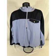Athleta Zion Periwinkle Microfleece Pullover 1/2 Zip Size Large