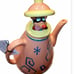 Disney Parks Alice In Wonderland Mad Tea Party Dormouse Teapot NEW Hard To Find