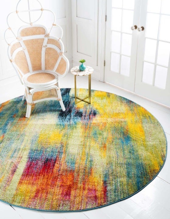 6' x 6' New Round Rug 27395