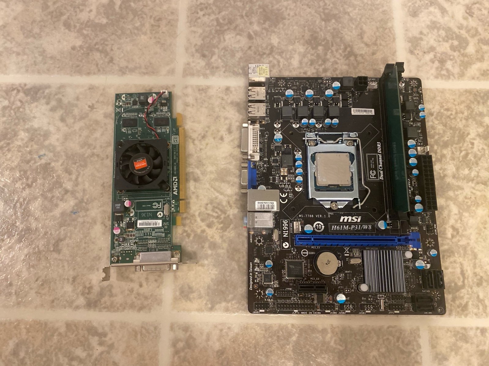 MSI H61M-P31/W8 motherboard
