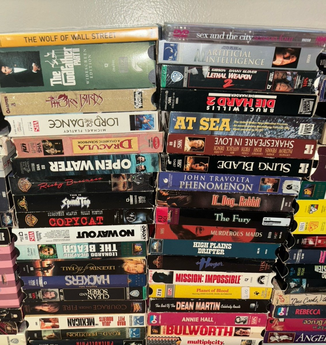 vhs tape Lot