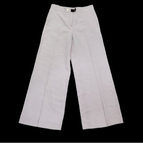 EUC Loro Piana Wide Leg Gray Pants sz IT 42 , USA sz 6
