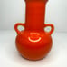 MCM Germany Uebelacker Keramik Pottery Vase Orange + Ikebana Vase 608/20
