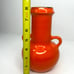 MCM Germany Uebelacker Keramik Pottery Vase Orange + Ikebana Vase 608/20