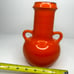 MCM Germany Uebelacker Keramik Pottery Vase Orange + Ikebana Vase 608/20