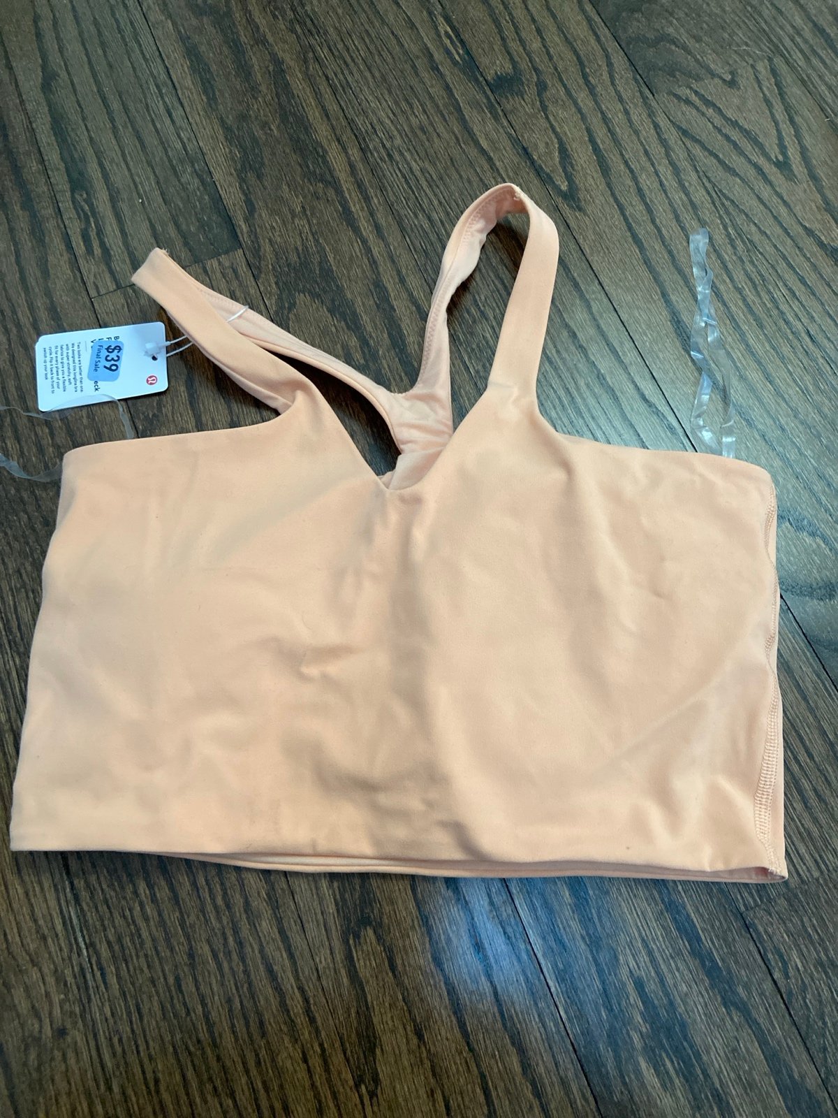 NWT lululemon bend this v and racer bra size s/m 48