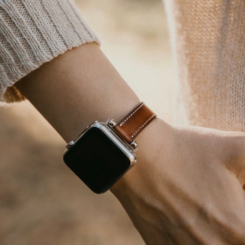 Personalized Leather iWatch Strap Series