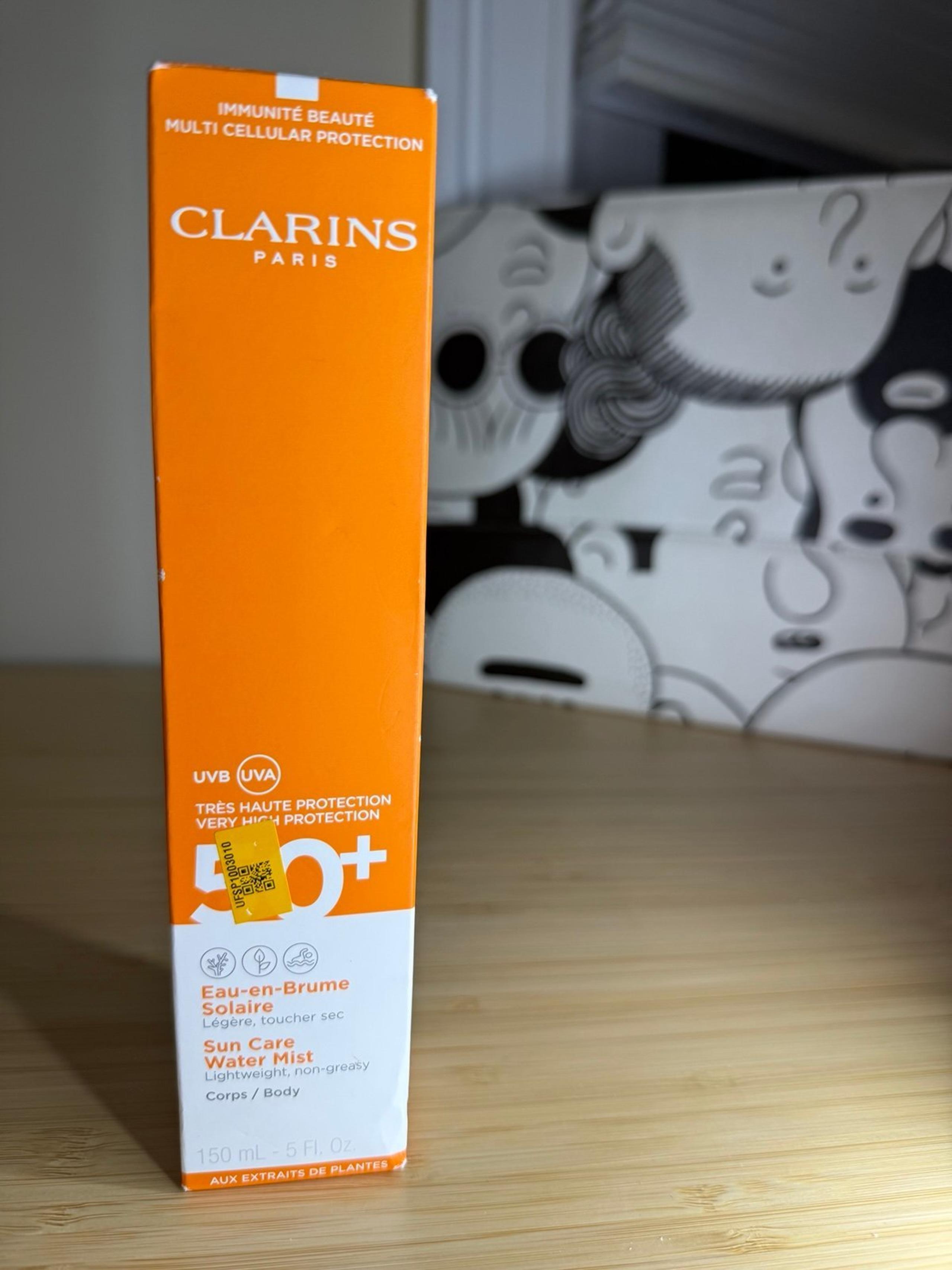 Clarins Sunscreen Body Lotion Spray SPF 50+ Sun care water mist 150ml NEW