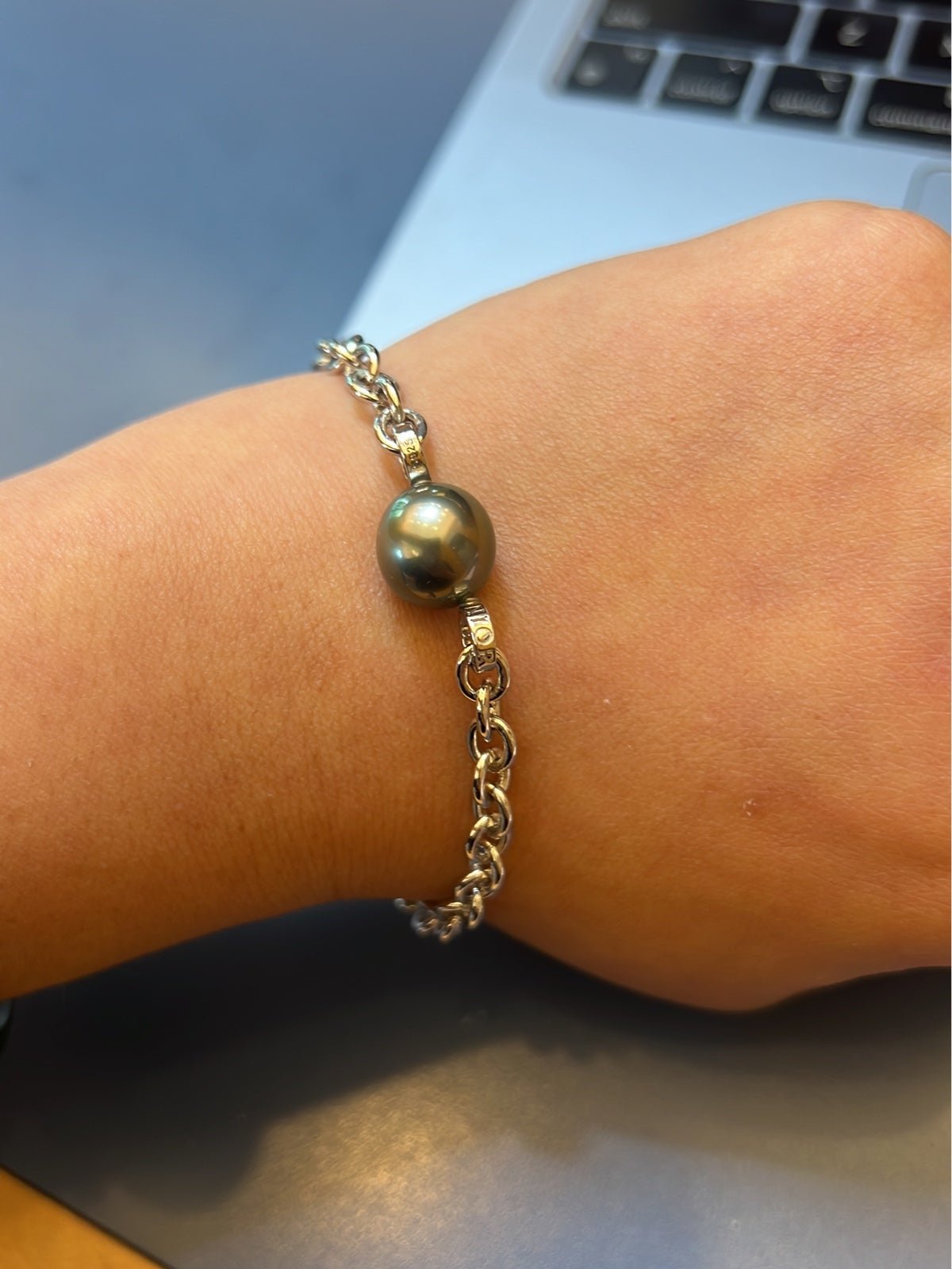 Bracelet Tahitian in925 silver